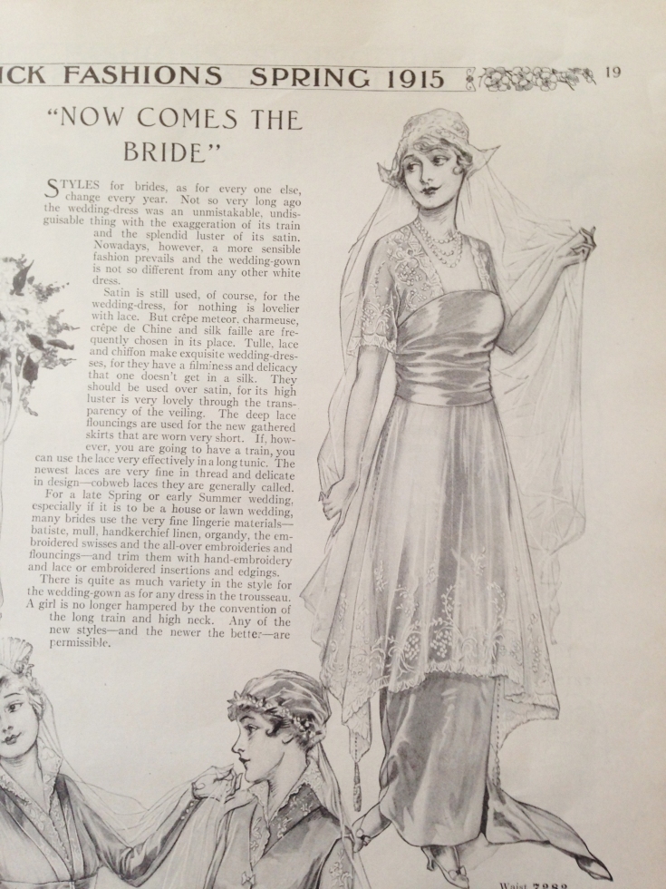 butterick-fashions-of-1915-ww1-era bridal gown 05