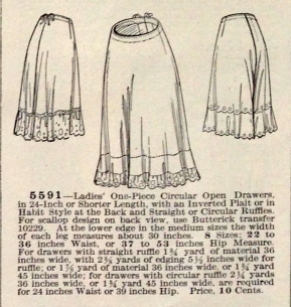 lingerie of 1915 butterick 5591 drawers 2